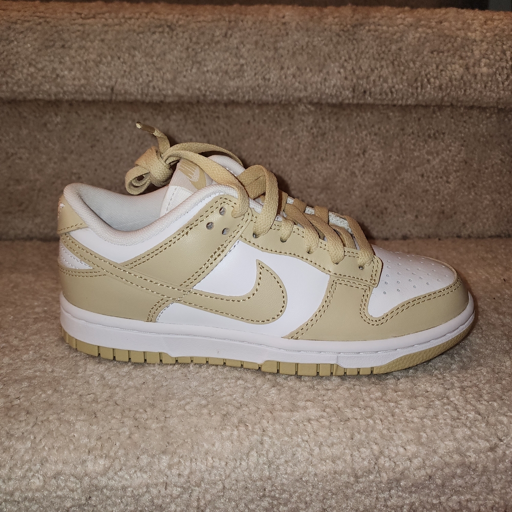 Nike Kids' Tan and White Sneakers